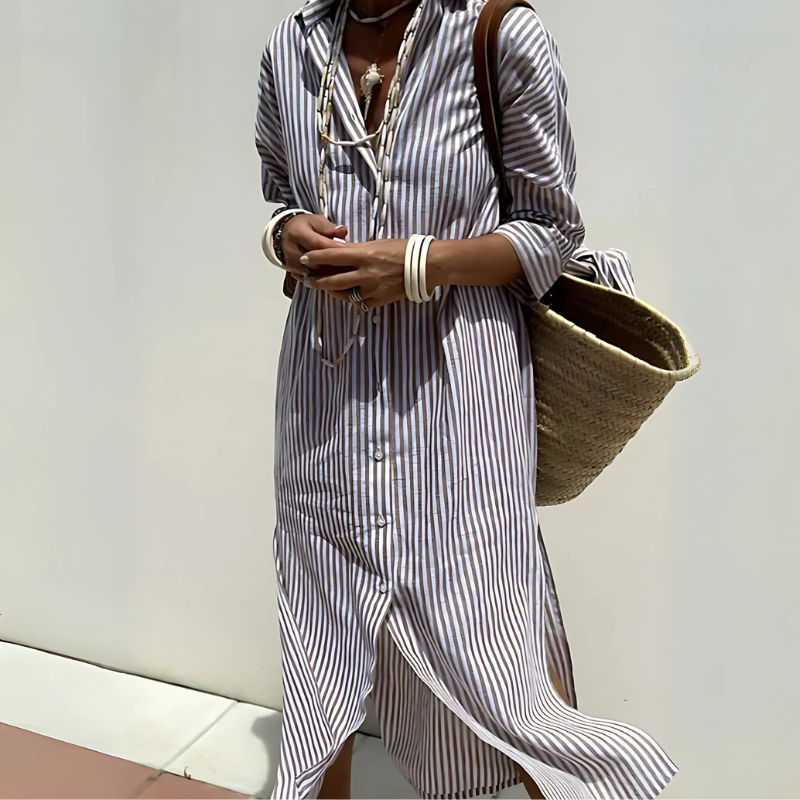 Ellie | Gestreepte JURK