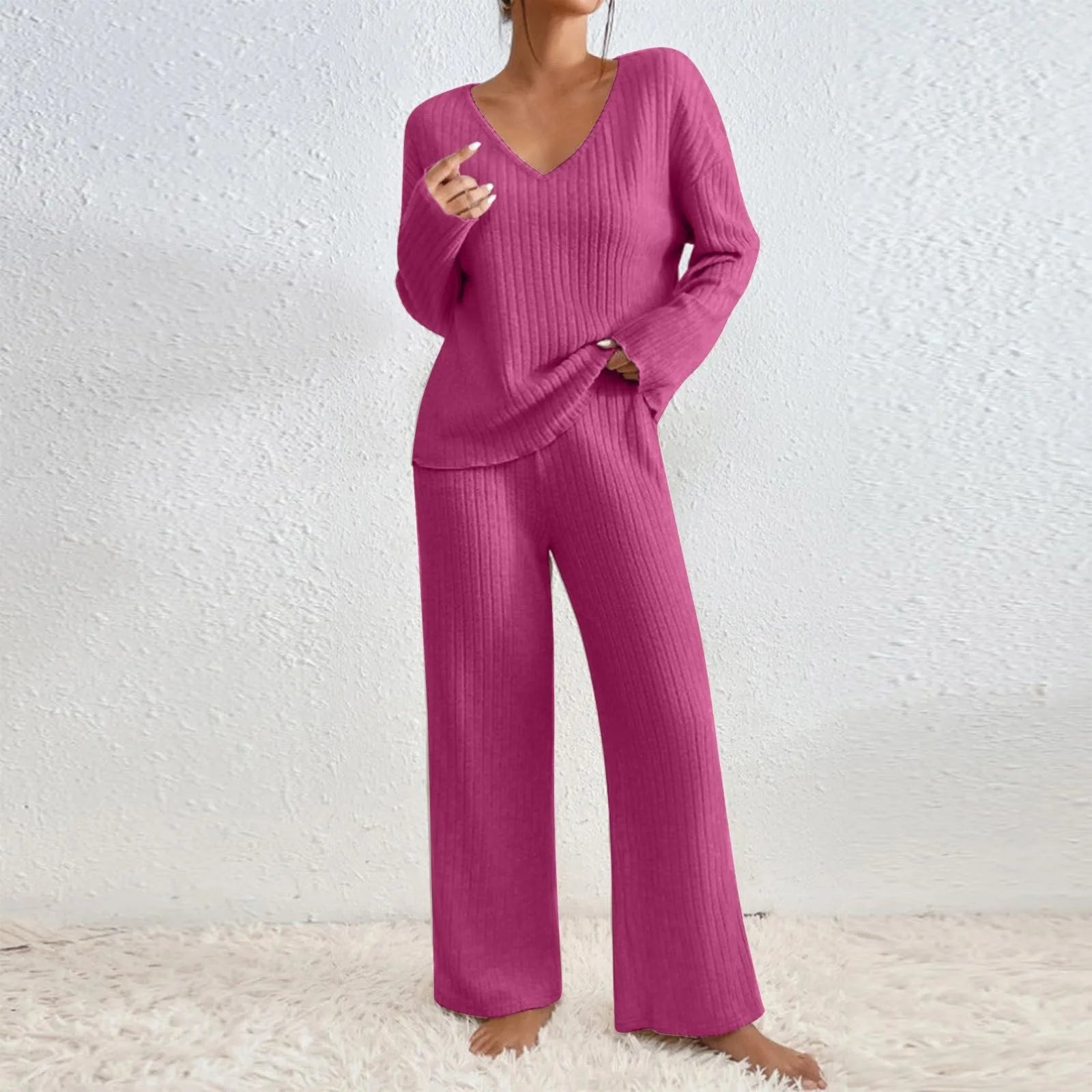Feminique | Gebreide Loungeset