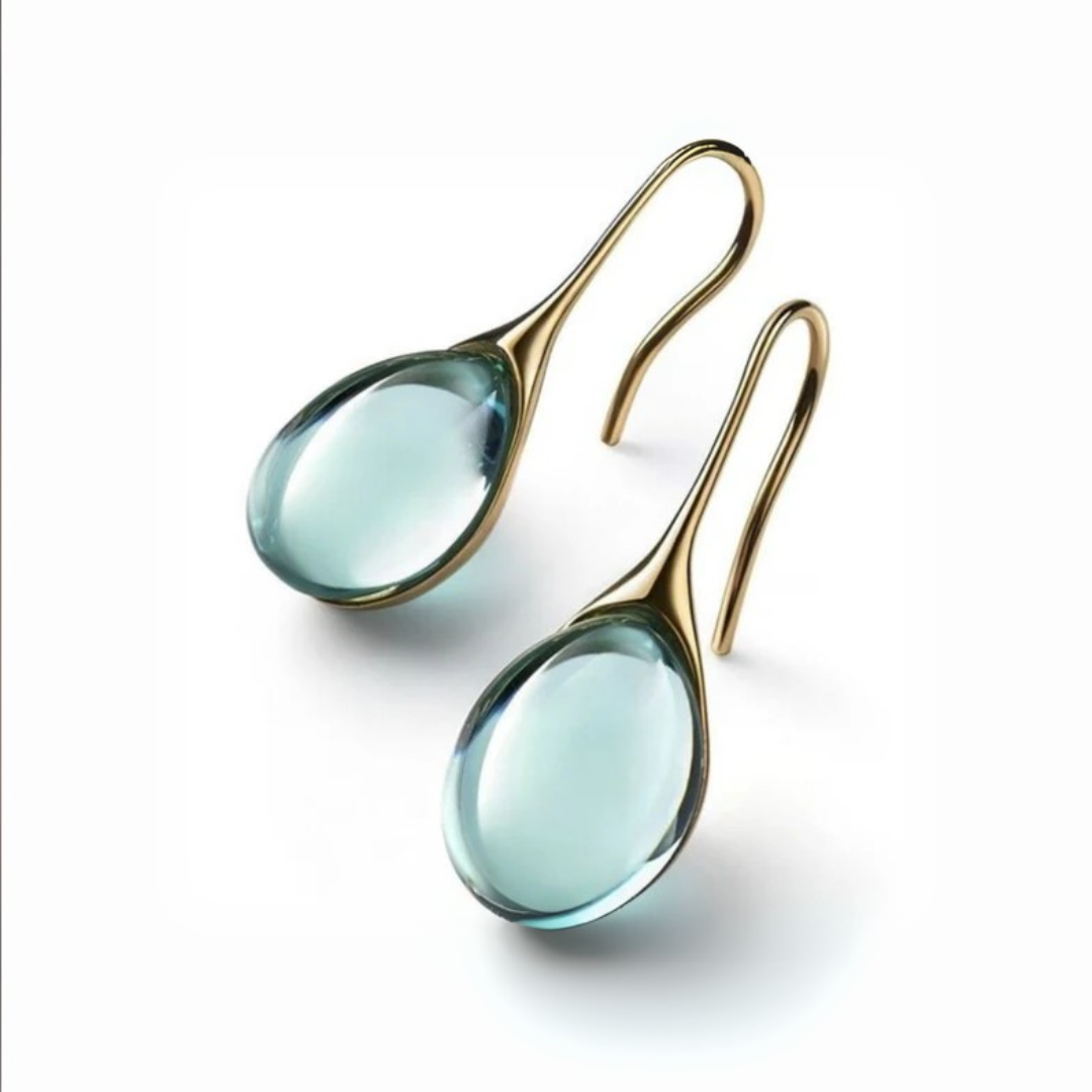 Crystal Drop Oorbellen