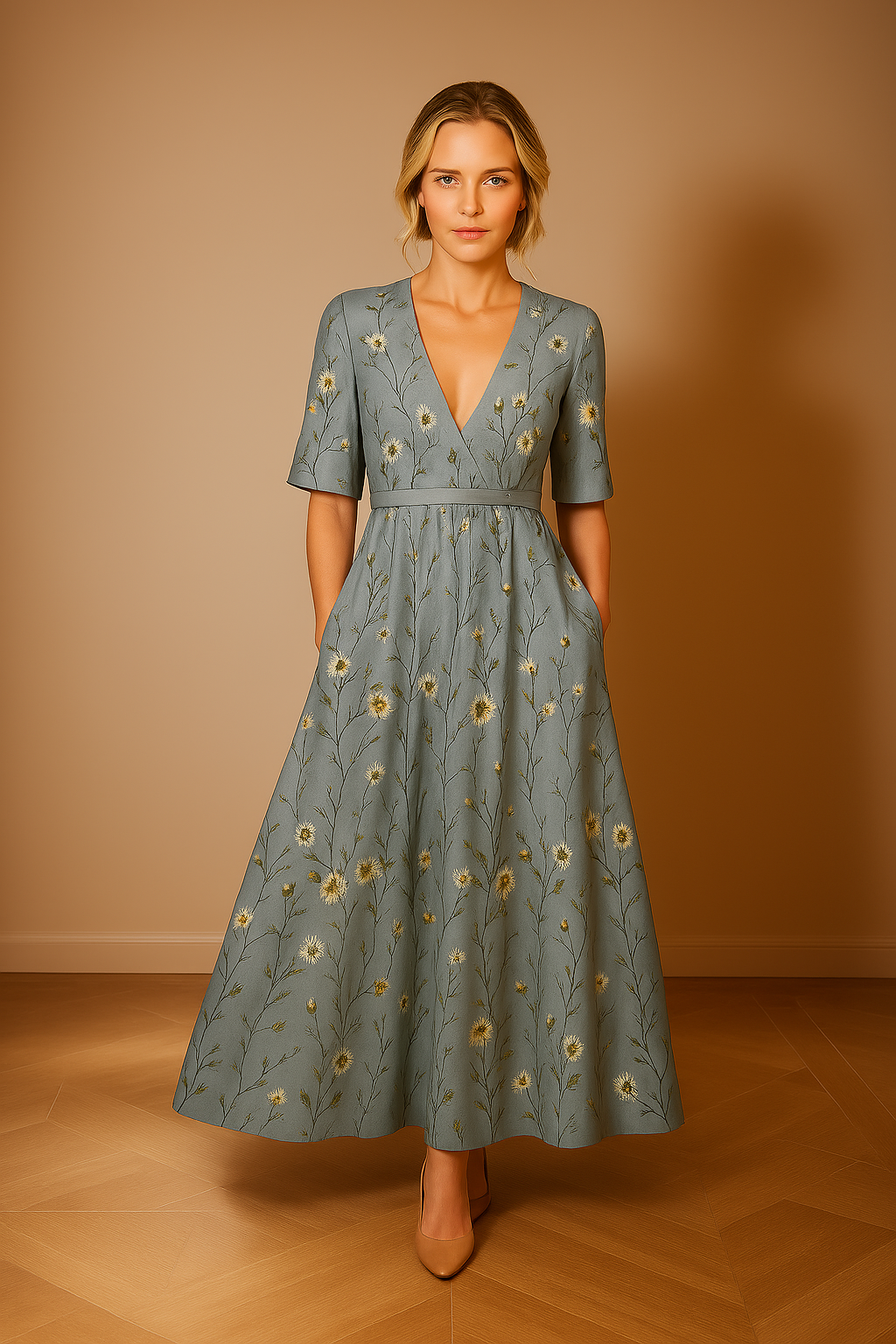 Lorraine | Jurk met bloemenprint