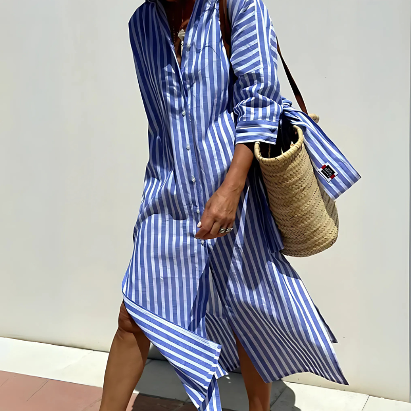 Ellie | Gestreepte JURK