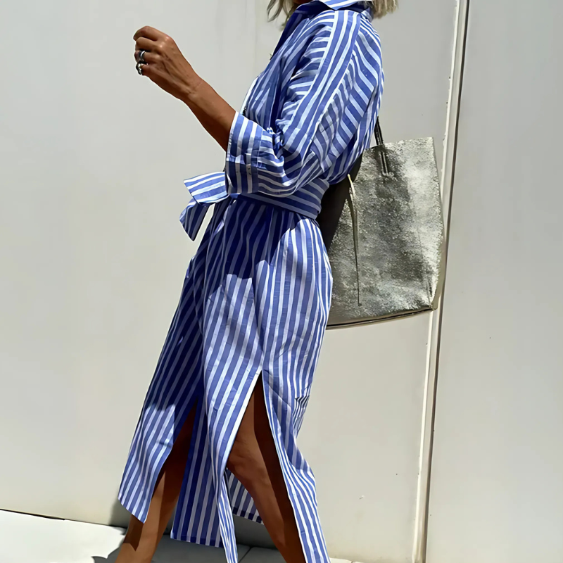Ellie | Gestreepte JURK