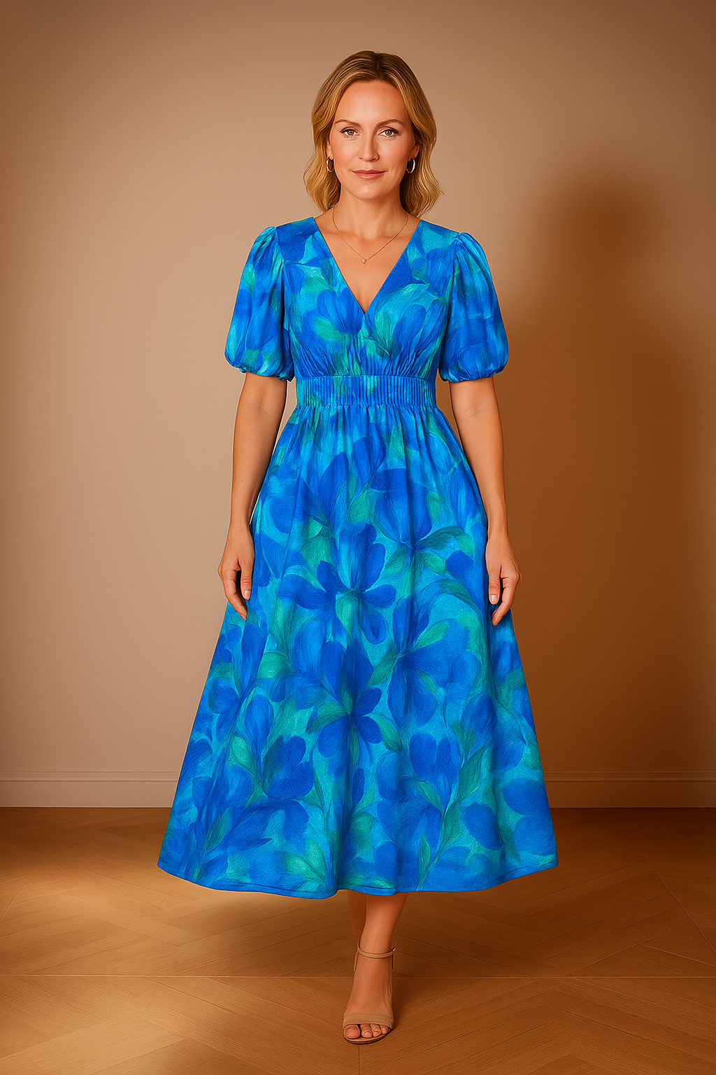 Céline｜Elegante midi-jurk