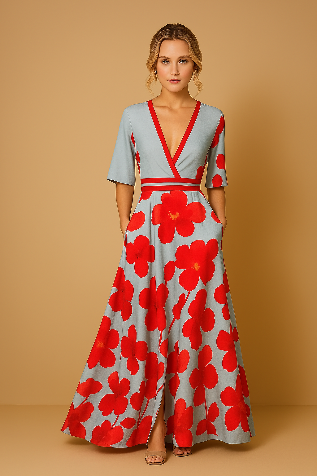 Lorraine | Jurk met bloemenprint