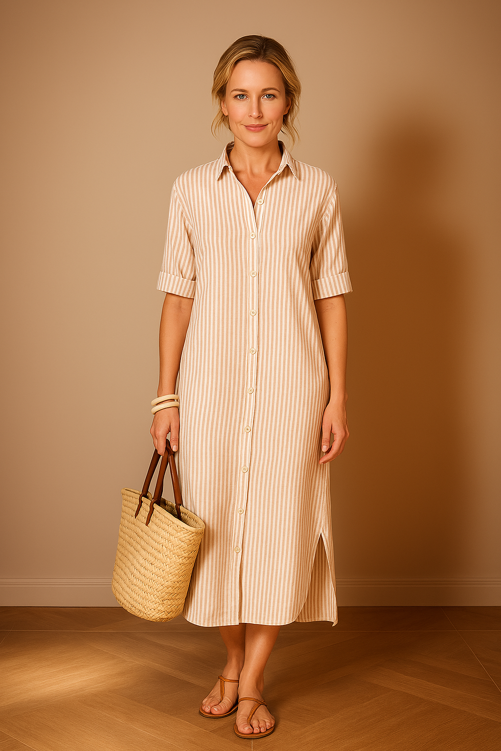 Ellie | Gestreepte JURK
