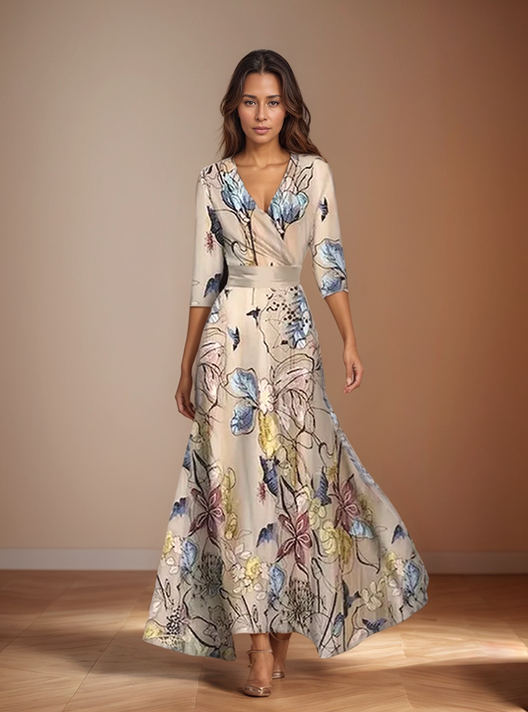Lorraine | Jurk met bloemenprint