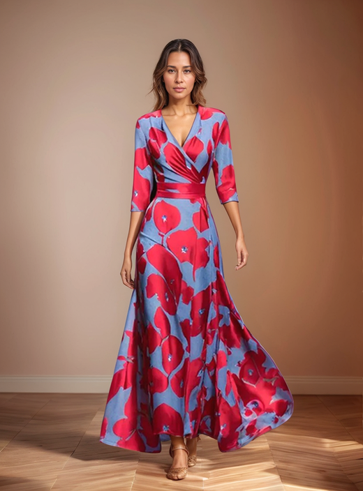 Lorraine | Jurk met bloemenprint